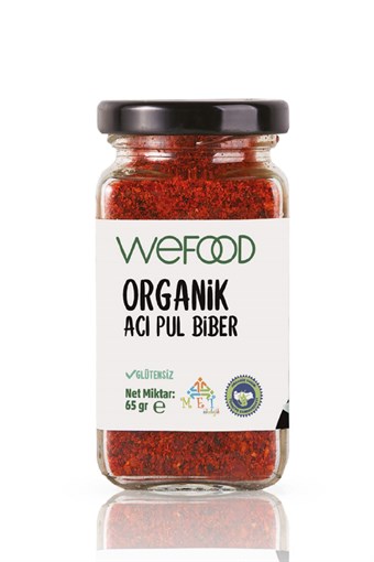 Wefood Organik Acı Pul Biber 65 gr