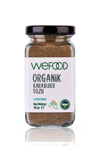Wefood Organik Karabiber Tozu 80 gr