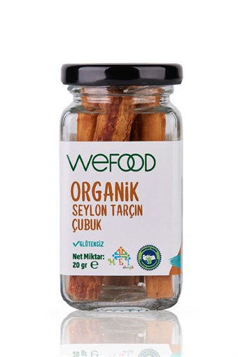 Wefood Organik Seylon Tarçın Çubuk 20 gr
